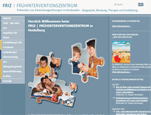 Tablet Screenshot of fruehinterventionszentrum.de